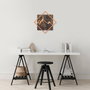 Wallity Mountain - Copper Escultura de pared decorativa
